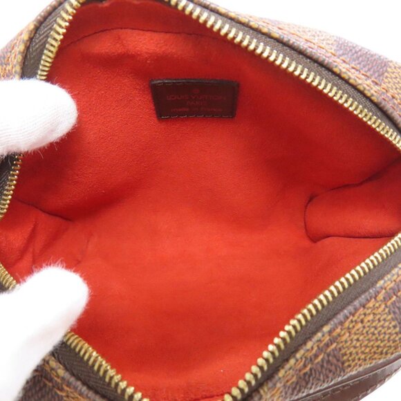 LOUIS VUITTON Brown Damier Canvas Pochette Shoulder Bag - Picture 5 of 11